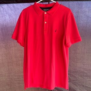 Nautical L Performance Deck Shirt - Red